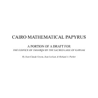 Cairo Mathematical Papyrus